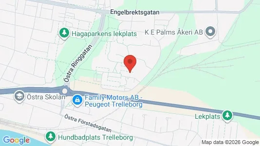 Apartments for rent i Trelleborg - kort over placeringen