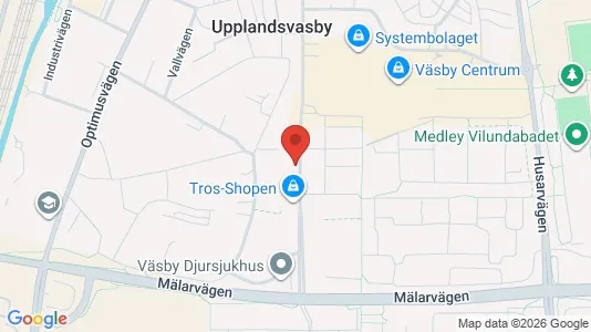 Apartments for rent i Upplands Väsby - kort over placeringen
