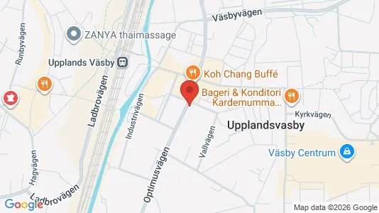 Apartments for rent i Upplands Väsby - kort over placeringen