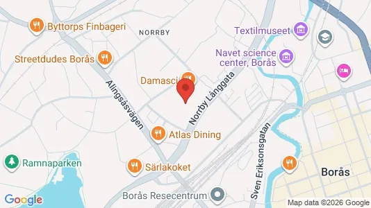 Apartments for rent i Borås - kort over placeringen