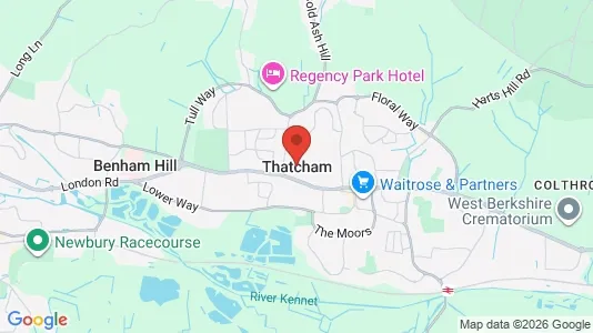 Houses for rent i Thatcham - Berkshire - kort over placeringen