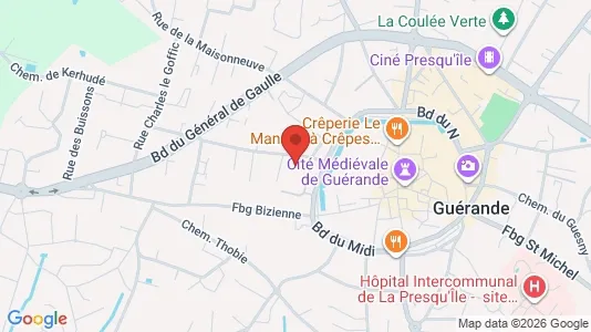Apartments for rent i Saint-Nazaire - kort over placeringen