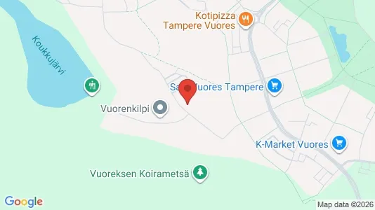 Apartments for rent i Tampere Eteläinen - kort over placeringen