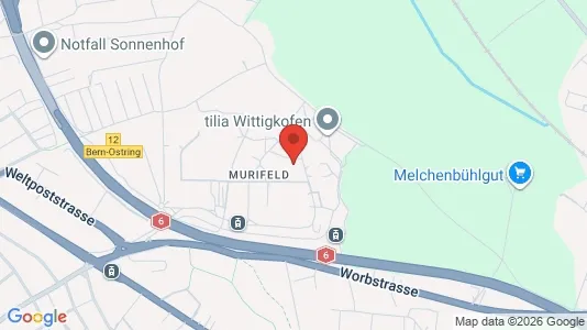 Apartments for rent i Bern-Mittelland - kort over placeringen