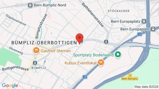 Apartments for rent i Bern-Mittelland - kort over placeringen