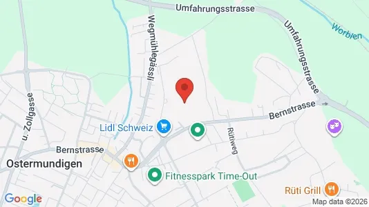 Apartments for rent i Bern-Mittelland - kort over placeringen