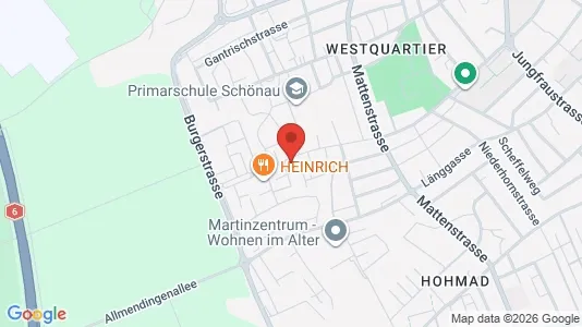 Apartments for rent i Thun - kort over placeringen
