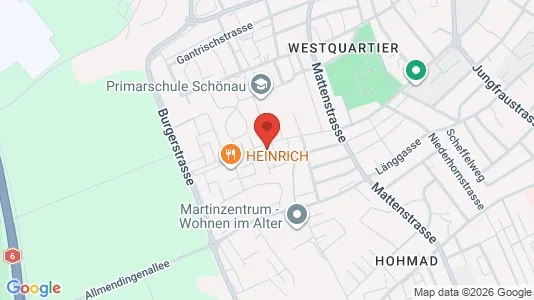 Apartments for rent i Thun - kort over placeringen