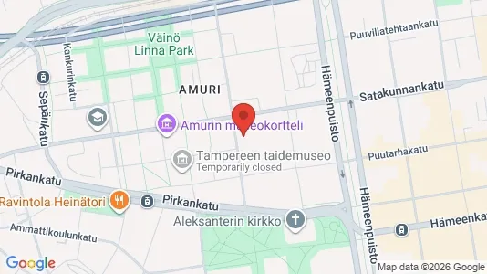 Apartments for rent i Tampere Keskinen - kort over placeringen