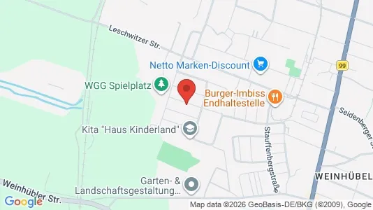 Apartments for rent i Görlitz - kort over placeringen