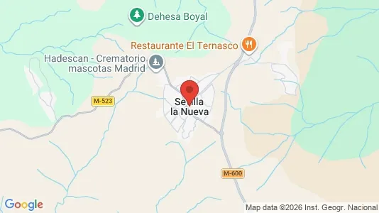 Apartments for rent i Sevilla la Nueva - kort over placeringen
