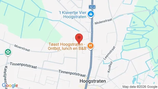 Apartments for rent i Hoogstraten - kort over placeringen