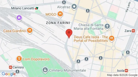 Rooms for rent i Milano Zona 9 - Porta Garibaldi, Niguarda - kort over placeringen