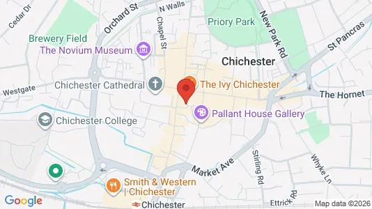 Apartments for rent i Chichester - West Sussex - kort over placeringen