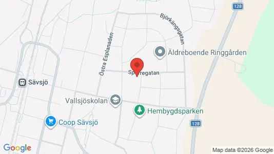 Apartments for rent i Sävsjö - kort over placeringen