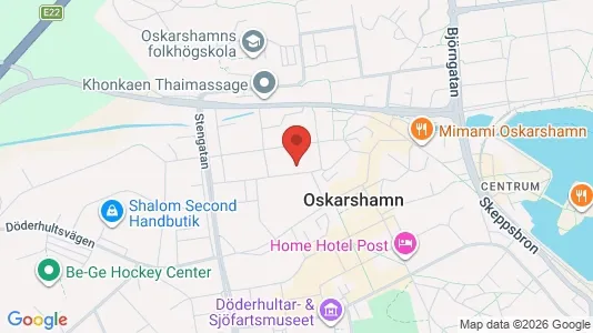 Apartments for rent i Oskarshamn - kort over placeringen