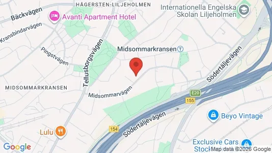 Apartments for rent i Stockholm South - kort over placeringen