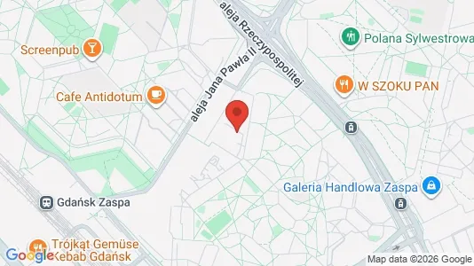 Apartments for rent i Gdańsk - kort over placeringen