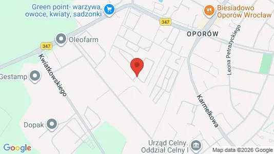 Apartments for rent i Wrocław - kort over placeringen