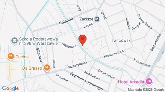 Apartments for rent i Warszawa Targówek - kort over placeringen