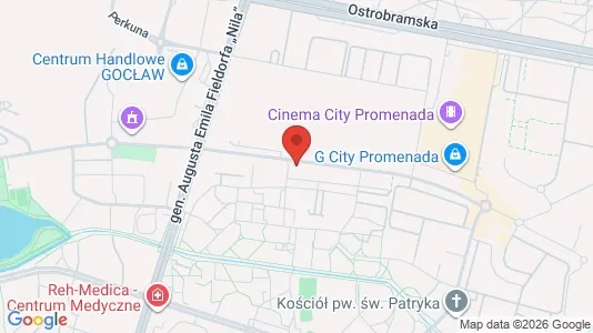 Apartments for rent i Warszawa Praga-Południe - kort over placeringen