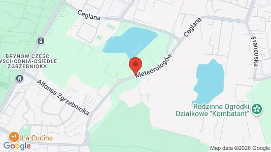 Apartments for rent i Katowice - kort over placeringen