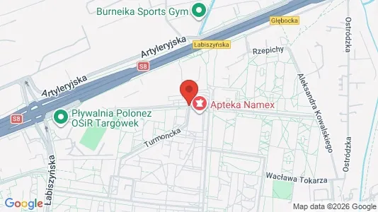 Apartments for rent i Warszawa Targówek - kort over placeringen