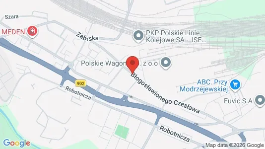 Apartments for rent i Gliwice - kort over placeringen
