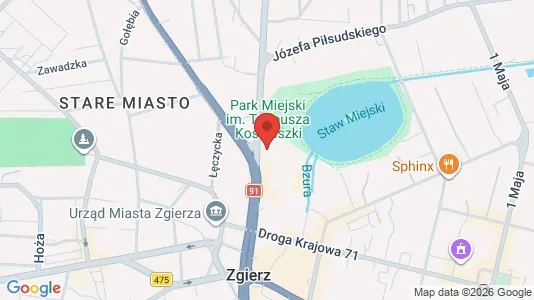 Apartments for rent i Zgierski - kort over placeringen