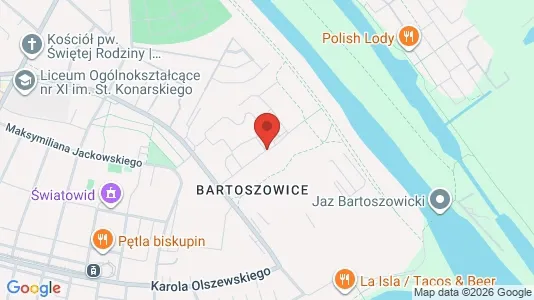 Apartments for rent i Wrocław - kort over placeringen