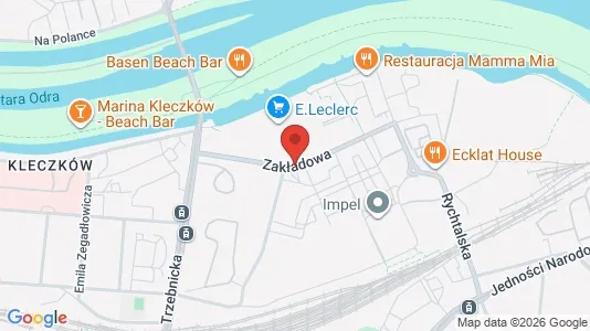 Apartments for rent i Wrocław - kort over placeringen