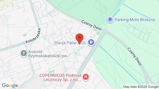 Apartments for rent i Gdańsk - kort over placeringen