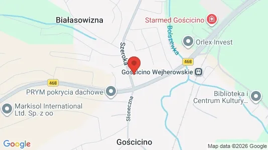 Apartments for rent i Wejherowski - kort over placeringen