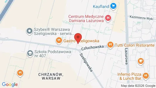 Apartments for rent i Warszawa Bemowo - kort over placeringen