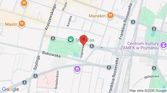 Apartments for rent i Poznań - kort over placeringen