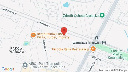 Apartments for rent i Warszawa Włochy - kort over placeringen