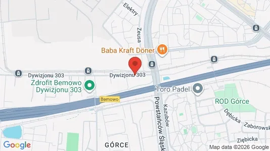 Apartments for rent i Warszawa Bemowo - kort over placeringen