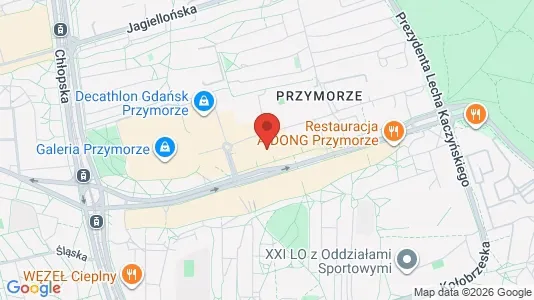 Apartments for rent i Gdańsk - kort over placeringen