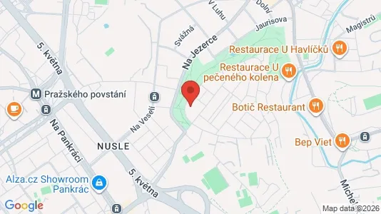 Apartments for rent i Prague 5 - kort over placeringen
