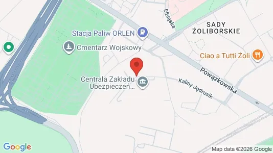 Apartments for rent i Warszawa Żoliborz - kort over placeringen