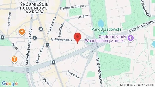 Apartments for rent i Warszawa Śródmieście - kort over placeringen