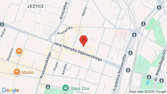 Apartments for rent i Bydgoszcz - kort over placeringen