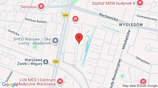 Apartments for rent i Warszawa Mokotów - kort over placeringen
