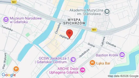 Apartments for rent i Gdańsk - kort over placeringen