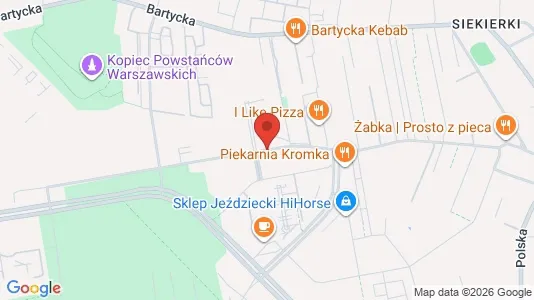 Apartments for rent i Warszawa Mokotów - kort over placeringen