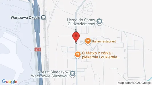 Apartments for rent i Warszawa Ursynów - kort over placeringen
