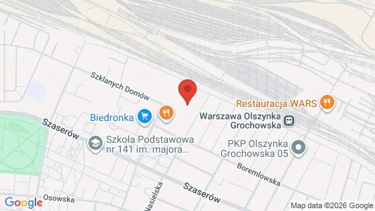 Apartments for rent i Warszawa Praga-Południe - kort over placeringen