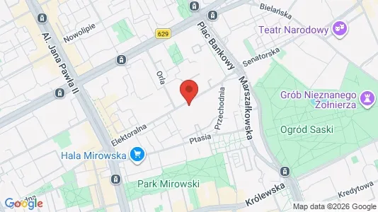 Apartments for rent i Warszawa Śródmieście - kort over placeringen