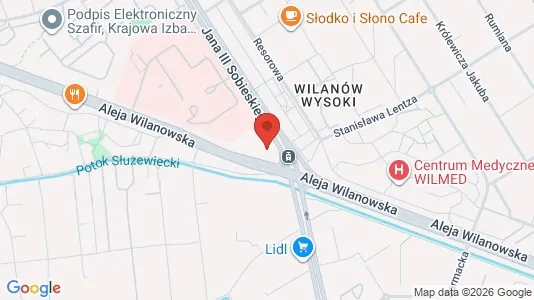 Apartments for rent i Warszawa Mokotów - kort over placeringen