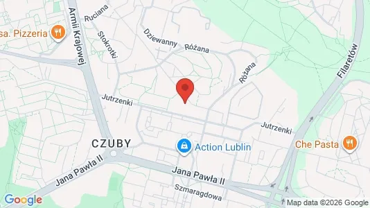 Apartments for rent i Lublin - kort over placeringen